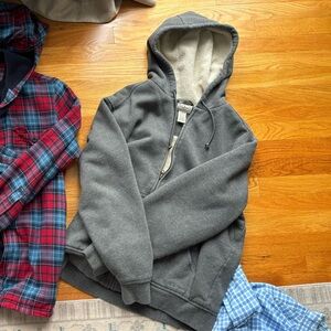 Sherpa lined hoodie